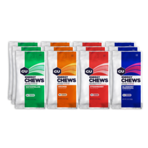 GU Energy Chews  - MIX laatikko (12 pussia)
