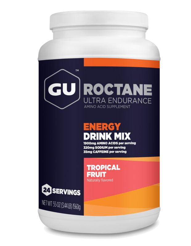 GU Roctane Energy Drink Mix 24 annosta purkki- Tropical Fruit
