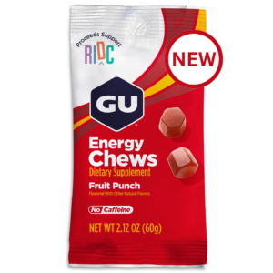 GU Energy Chews ENERGIAKARKKI Fruit Punch