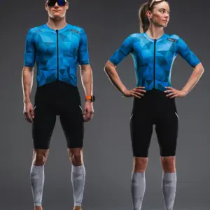 Fusion trisuit Tempo 2 Ocean Blue-unisex mitoitus